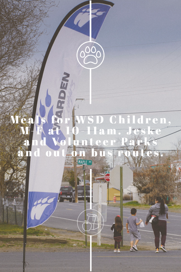 5/4/2020, Meals for Warden Children